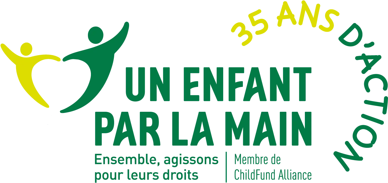 logo de l'association un enfant par la main