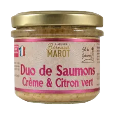 tartinade duo de saumons creme citron vert