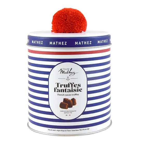 boite fantaisie de truffes aux chocolat